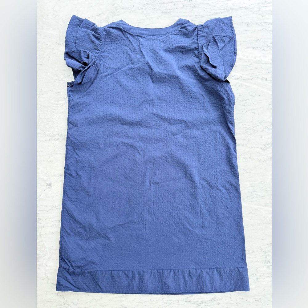 Vineyard Vines Harbor Performance Flutter Sleeve Dress Sz L - Picture 3 of 7